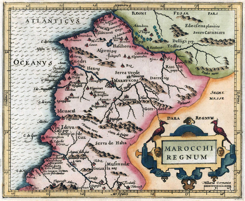 Marokko 1630 Mercator